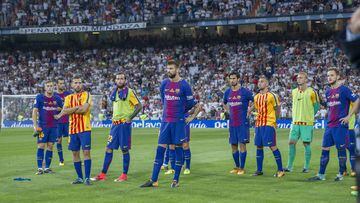 Piqué during Super Cup loss: Real Madrid "taking us to cleaners"