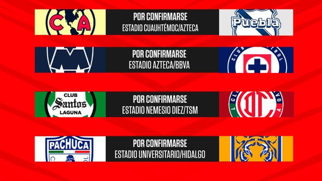 Liga MX Apertura 2022: quarter final, teams, dates, kick-off times