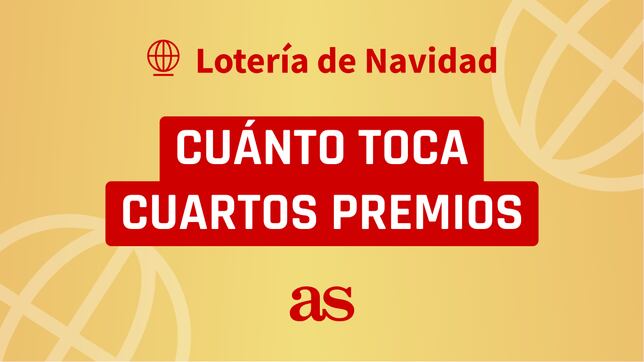 ¿Cuánto toca en los cuartos premios del Sorteo de la Lotería de Navidad?