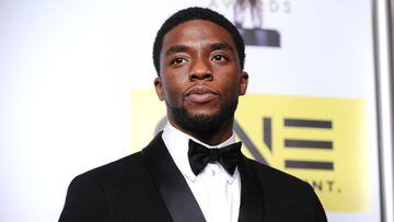 FILE: Actor Chadwick Boseman has died at age 43 from a battle with colon cancer. PASADENA, CA - FEBRUARY 05:  Actor Chadwick Boseman poses in the press room at the 47th NAACP Image Awards at Pasadena Civic Auditorium on February 5, 2016 in Pasadena, Calif