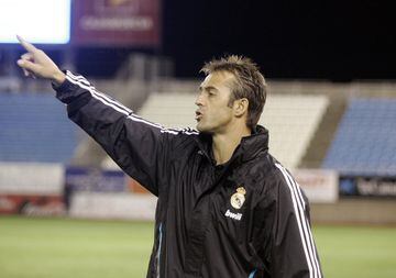 Llegó al Real Madrid de la mano de Ramón Calderón y comenzó como ojeador internacional para el club. En junio de 2008 se pone al frente del Castilla (filial del Real Madrid), pero al final de temporada abandona la entidad madrileña.