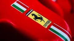 El morro del monoplaza de Ferrari.