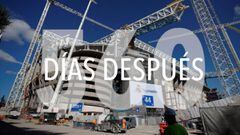 La impresionante evolución de las obras del Bernabéu