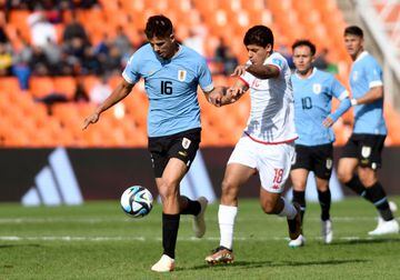 Uruguay's 6ft3 defender Facundo Gonzalez has impressed at this tournament.