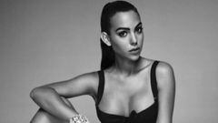 La primera imagen que ha publicado Georgina Rodríguez como modelo de Uno Models en Instagram