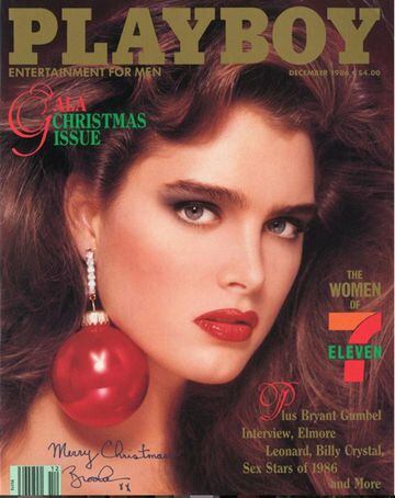 Portada de Playboy en diciembre 1986.