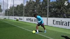 Increíble lo de Rodrygo en el entrenamiento del Madrid