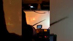 Los desconcertantes videos del incendio en Chillán: lamentables imágenes