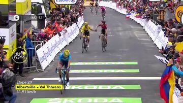 Egan Bernal, campeón virtual del Tour de Francia 2019