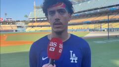Miguel Vargas de los Dodgers sobre su debut y la importancia de celebrar a la comunidad hispana