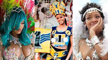 Anualmente se lleva a cabo el Crop Over Festival en Barbados y una de las famosas que no falla es Rihanna, quien ha deslumbrado cada a&ntilde;o con sus distintos looks.