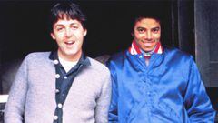 Paul McCartney y Michael Jackson 