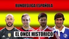 El súper XI de españoles de la Bundesliga