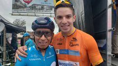 Nairo Quintana y &Aacute;lvaro Hodeg