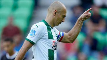 Robben's Eredivisie comeback ends early as Groningen fall to PSV