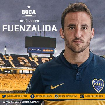 En julio del 2014, el jugador dejó Colo Colo para fichar en Boca.  No pudo afianzarse y regresó para jugar en la UC.