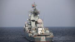 Imagen del buque 'Moskva'
ZHANG JIYE / XINHUA NEWS / CONTACTOPHOTO
