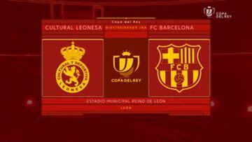Resumen y goles de la Cultural Leonesa vs. Barcelona de la Copa del Rey