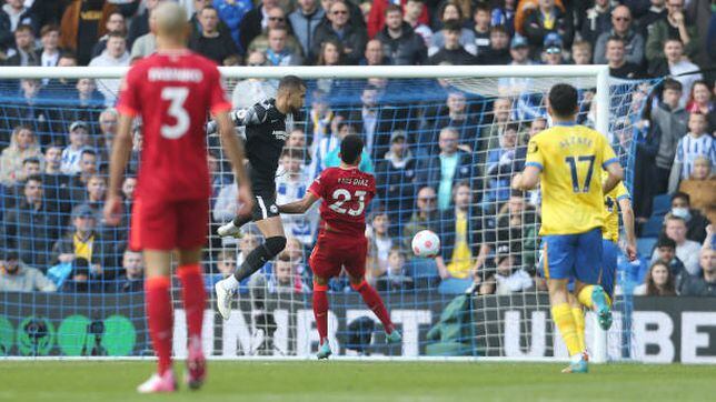 Luis Díaz anota ante Brighton: Segundo gol con Liverpool