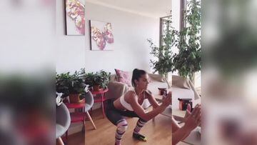 Juli Zeitune y su rutina de ejercicios para hacer en cuarentena