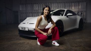 Emma Raducanu es embajadora de Porsche.