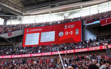 Kırmızılar, FA Cup Yarı Finalinin ilk yarısında Manchester City'yi deplasmanda mağlup etti.