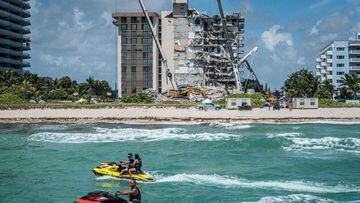 Preliminary evidence suggests that the structural failure initiated in the lower portion of the 13-story building that collapsed in Surfside, Florida.