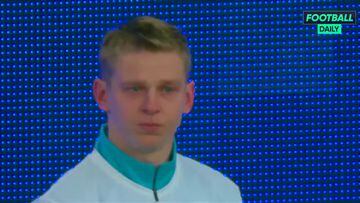 Las lágrimas de Zinchenko durante el homenaje a Ucrania