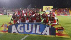 Santa Fe y Tolima empataron 1-1 en Bogotá, en juego de la fecha 17 de la Liga Águila, y se mantienen en zona de clasificación.