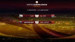 Ajax-Lyon y Celta-United, en las semifinales de la Europa League