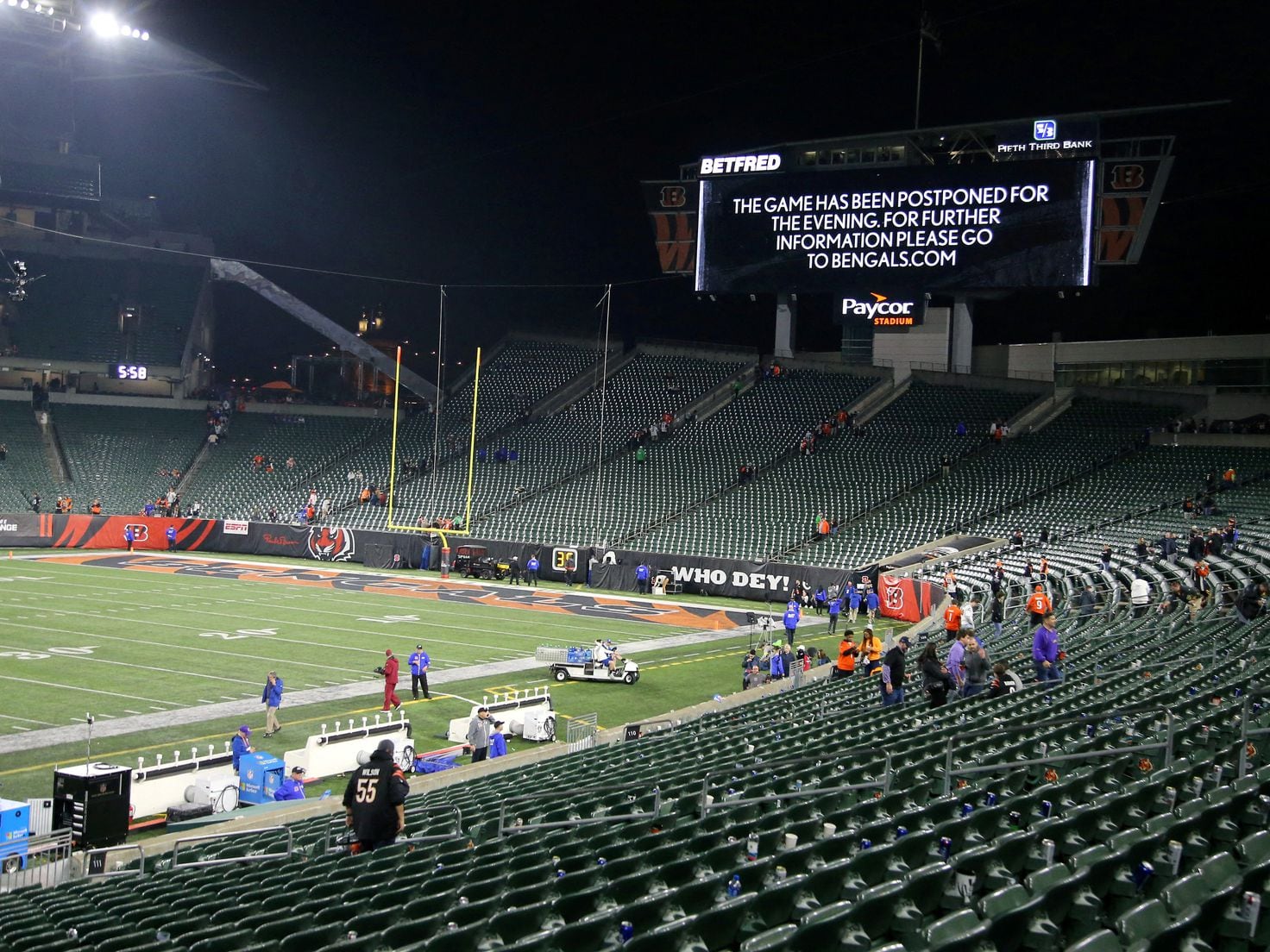 Bills-Bengals canceled, NFL releases AFC playoff scenarios