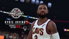La puntuaci&oacute;n media de Kyrie Irving en el NBA 2K18, videojuego que protagoniza, es de 90.