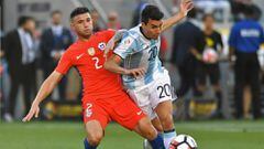 Chile v Argentina in the Copa Am&eacute;rica 2016 final. Messi vs Sanchez.