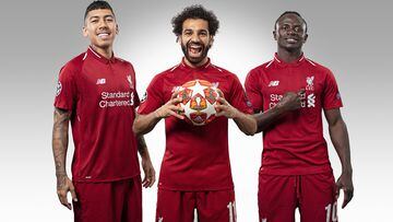 LIVERPOOL, ENGLAND - MAY 14: (EDITORS NOTE: Image is a digital composite) Roberto Firmino, Mohamed Salah and Sadio Mane at Melwood Training Ground on May 14, 2019 in Liverpool, England. (Photo by Michael Regan - UEFA/UEFA via Getty Images)

PUBLICADA 21/07/21 NA MA20 4COL