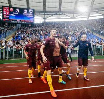 El grande y una de las hinchadas más sufridas del fútbol italiano. La Roma ha sido subcampeón 13 veces de la Liga de Italia, mientras que solo ha sido campeón 3 veces. En los últimos 15 años, el cuadro de la capital ha sumado 8 subtítulos.