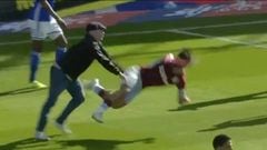 Villa's Jack Grealish punched by fan during Birmingham derby