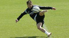 Portillo, en un entrenamiento del Real Madrid en mayo de 2005.