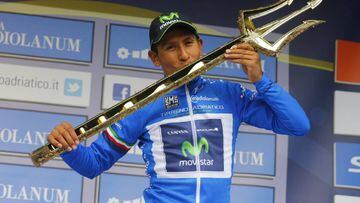 Nairo Quintana gan&oacute; la Tirreno Adri&aacute;tico en el 2015.