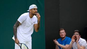 Kyrgios admits he spat on a fan at Wimbledon