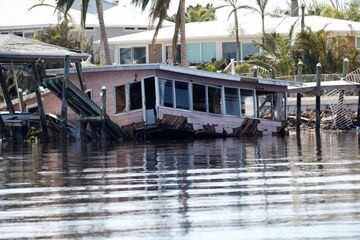 Los daños que provocó el huracán Ian en Florida
