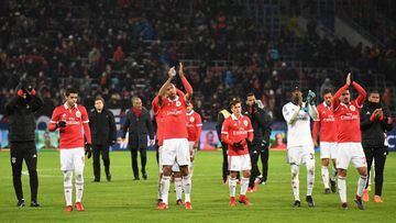 El Benfica, con Jiménez, sucumbió en el frío de Moscú
