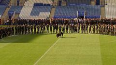 El emotivo homenaje a las víctimas en estadio del Leicester