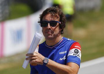 Fernando Alonso (Alpine). Spielberg, Austria. F1 2021.