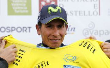 Nairo se viste de amarillo en el día de su cumpleaños tras la victoria en la Comunidad Valenciana, el mismo color que sueña vestir en el Tour de Francia de 2017.