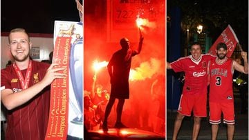 Los aficionados Reds se dieron cita a las afueras de Anfield Road para festejar despu&eacute;s de 30 a&ntilde;os de sequ&iacute;a en la Premier League de Inglaterra.