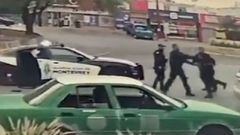 Policías pelean entre ellos en Monterrey