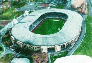Estadio de Wembley en 1957 durante la Copa de Ferias.