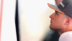 Stoffel Vandoorne, piloto de McLaren, en Barcelona.