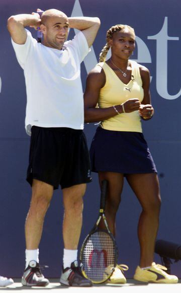 Andre Agassi y Serena Williams de Estados Unidos. 