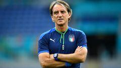 Mancini sets semi-final target for Italy at Euro 2020